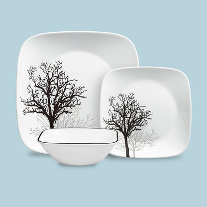 Corelle® Timber Shadows 12-piece Dinnerware Set, Service for 4