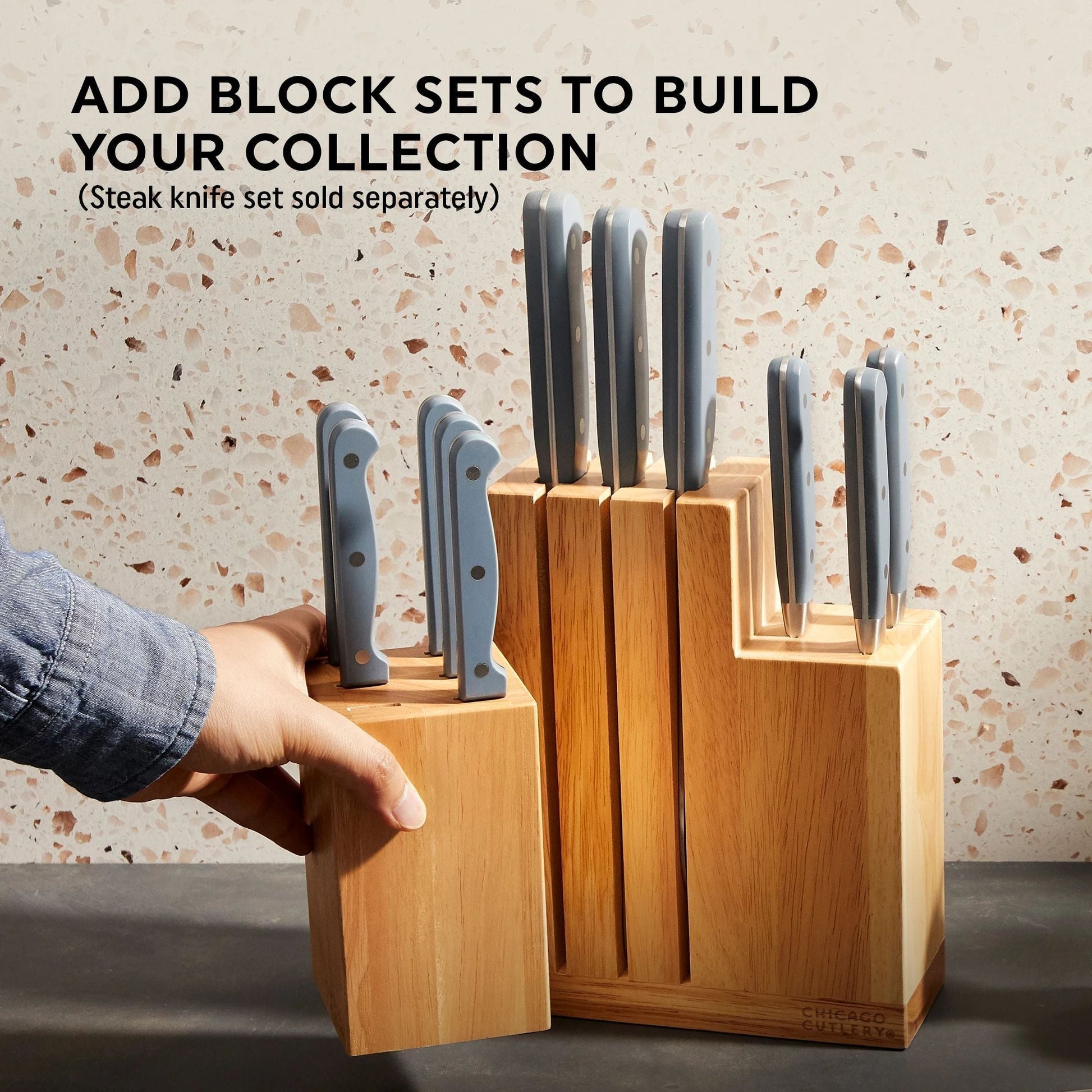 Chicago Cutlery® Halsted 7-piece Modular Block Set