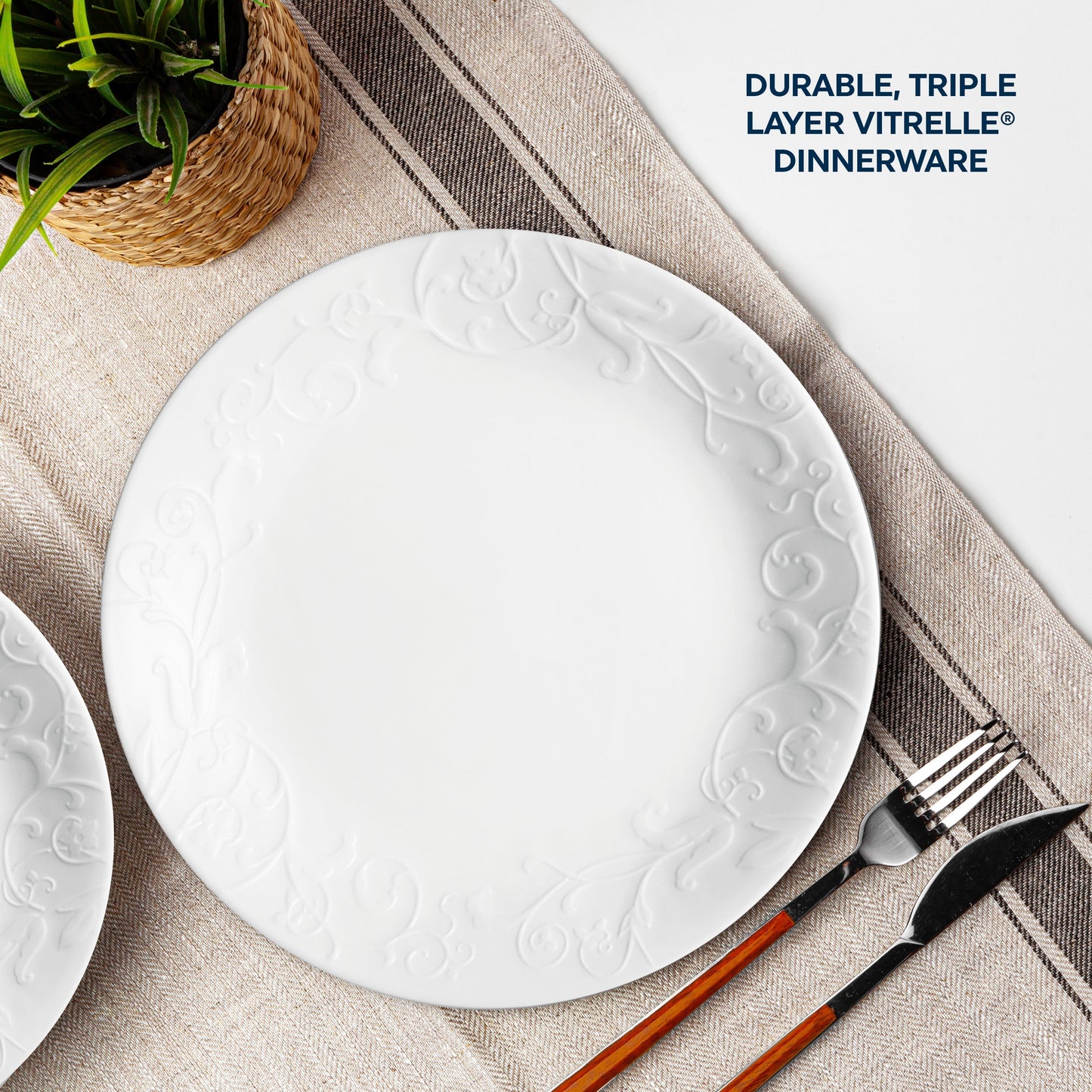 Corelle® Bella Faenza 12-piece Dinnerware Set, Service for 4