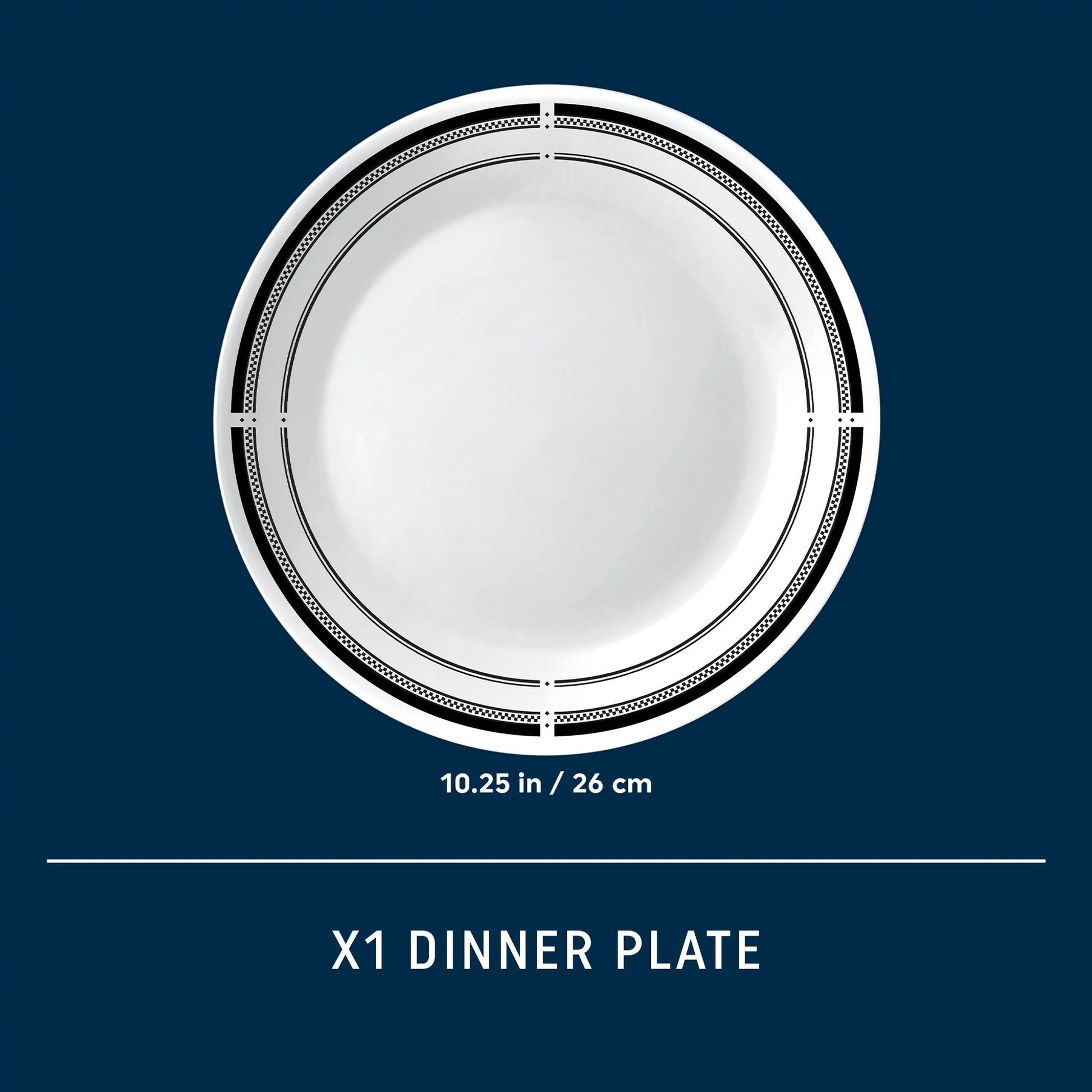 Corelle® Brasserie 10.25" Dinner Plate