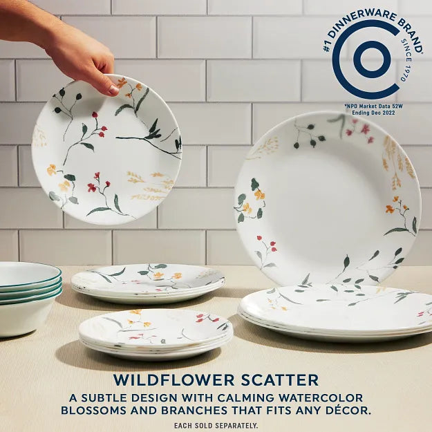 Corelle® Wildflower Scatter 18-ounce Cereal Bowl