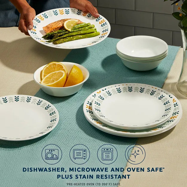 Corelle® Anders 12-piece Dinnerware Set, Service for 4