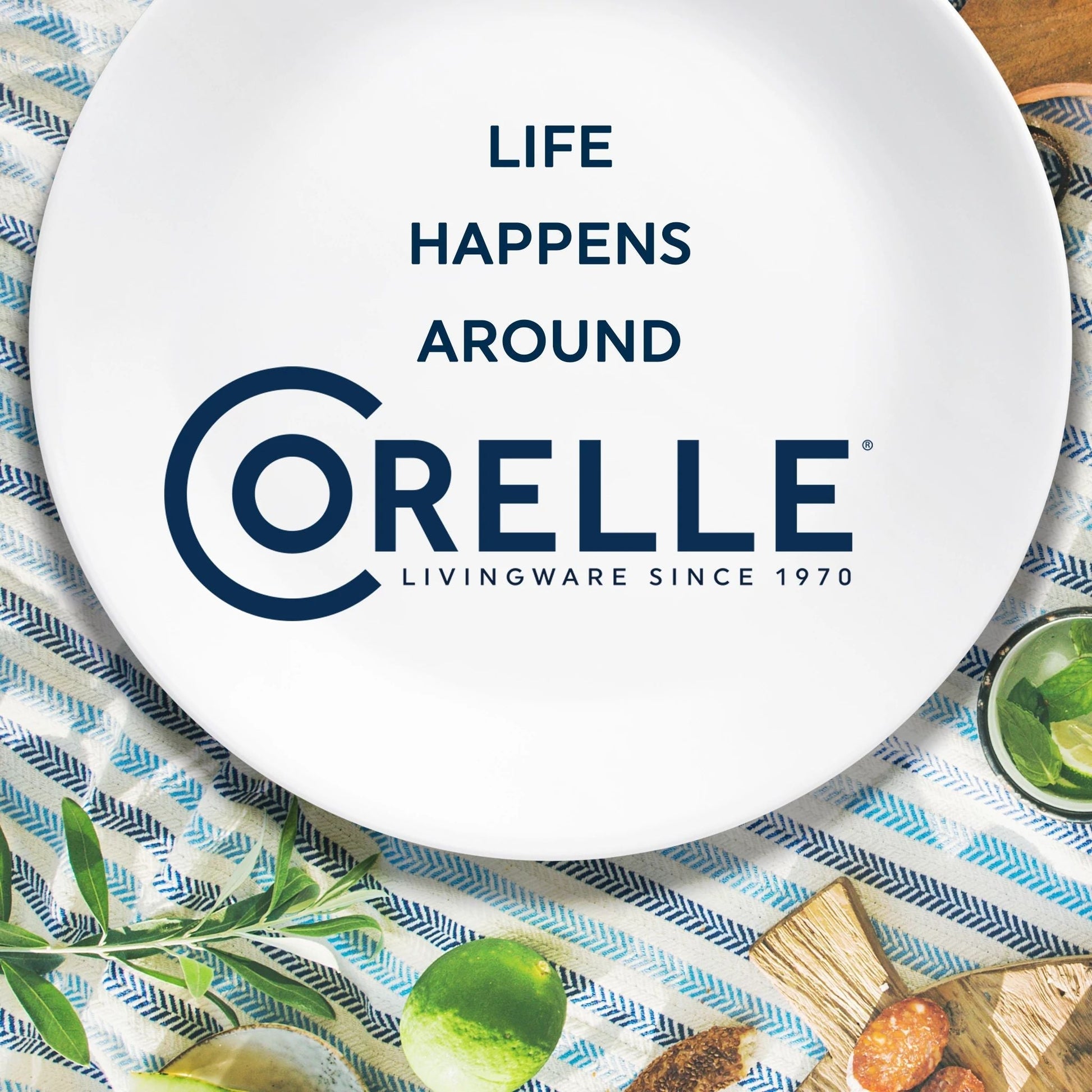 Corelle® Portofino 6.75” Appetizer Plate